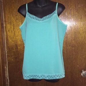 Christopher & Banks Tops - NWOT size xl Christopher and Banks cami turquoise Christopher & Banks Tops - NWOT size xl Christopher and Banks cami turquoise